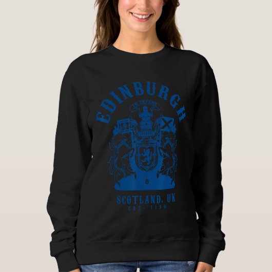 Edinburgh Scotland UK Vintag Scotland Sweatshirt (Vorderseite)