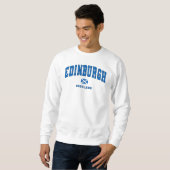 Edinburgh Scotland UK Vintag Uni Style Sweatshirt (Vorne ganz)