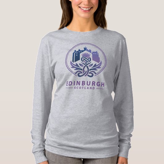 Edinburgh Scotland United Kingdom T-Shirt (Vorderseite)
