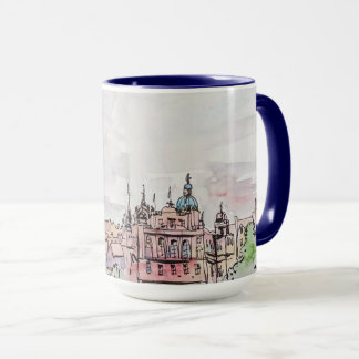 Edinburgh Scotland Watercolor Tasse