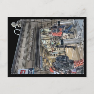 Edinburgh, Scotland Waverley Station Postcard Postkarte