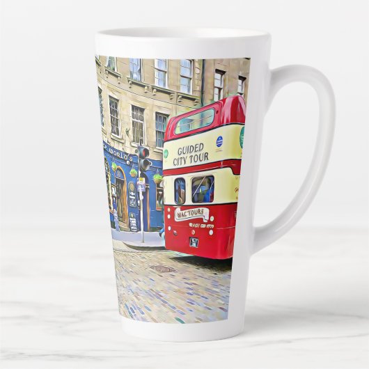 Edinburgh, Scottland Latte Tasse (Rechts)