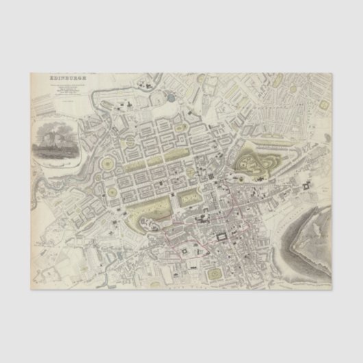 Edinburgh Seidenpapier (Vorderseite)