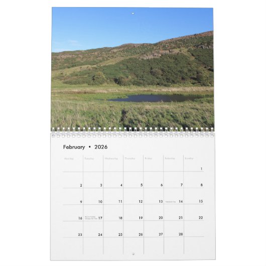 Edinburgh sieht Kalender an (Feb 2026)