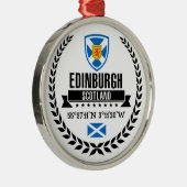 Edinburgh Silbernes Ornament (Rechts)