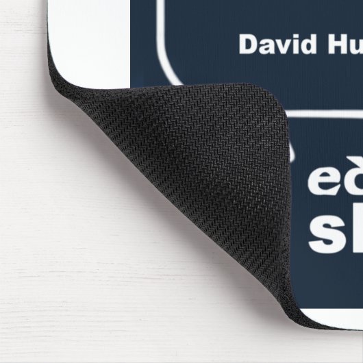 Edinburgh-Skeptiker - Hume Zitat Mousepad (Ecke)