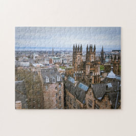 Edinburgh-Skyline, Edinburgh, Schottland Puzzle