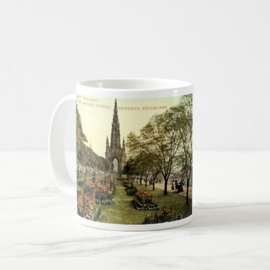 Edinburgh Souvenir Tasse (Vorderseite Links)