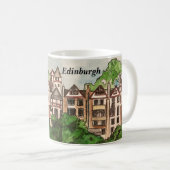 Edinburgh Souvenir Tasse ( Ramsay garden)Edinburgh (VorderseiteRechts)