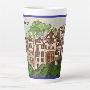 Edinburgh Souvenirlattbecher ( Ramsay Garden) Milchtasse