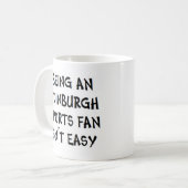 Edinburgh-Sportfan, der ist Kaffeetasse (Vorderseite Links)