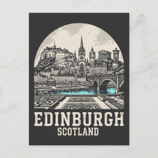 Edinburgh Stadt Schottland Postkarte