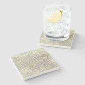 Edinburgh Steinuntersetzer (Seitenansicht)