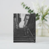 Edinburgh Steps Feiertagspostkarte (Stehend Vorderseite)
