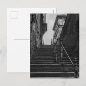 Edinburgh Steps Feiertagspostkarte (Vorne/Hinten)