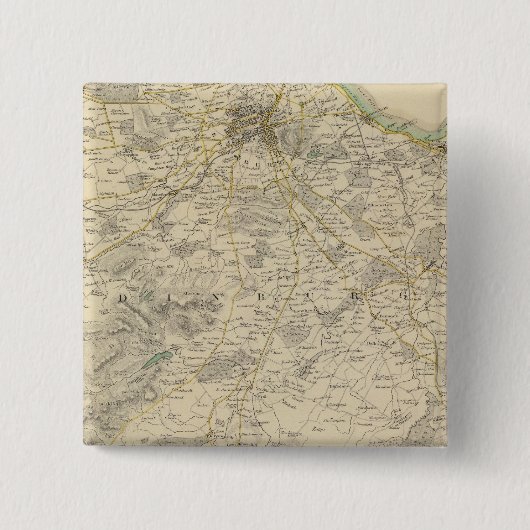 Edinburgh-Umgebung Button (Vorderseite)