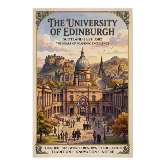 Edinburgh University Poster (Vorderseite)