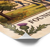 Edinburgh University Poster (Ecke)