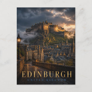 Edinburgh Vereinigtes Königreich Edinburgh Castle Postkarte