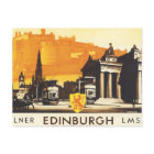 Edinburgh via LNER Eisenbahnplakat