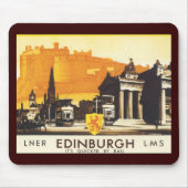 Edinburgh via LNER Rail Poster Mousepad (Vorne)