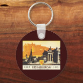 Edinburgh via LNER Rail Poster Schlüsselanhänger (Vorderseite)