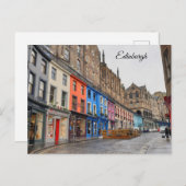 Edinburgh - Victoria Street Postkarte (Vorne/Hinten)