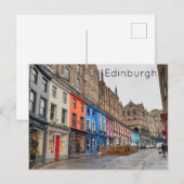 Edinburgh - Victoria Street Postkarte (Vorne/Hinten)