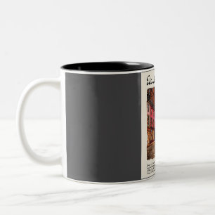 Edinburgh Vintage Aquarell Reise Zweifarbige Tasse