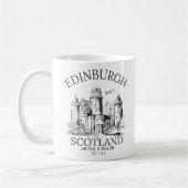 Edinburgh Vintage | Scottish Castle Travel Souveni Kaffeetasse (Links)