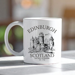 Edinburgh Vintage | Scottish Castle Travel Souveni Kaffeetasse