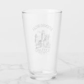 Edinburgh | Vintage United Kingdom Souvenir Glas (Rückseite)