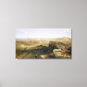 Edinburgh vom Schloss, 1847 (Öl auf Leinwand) Leinwanddruck