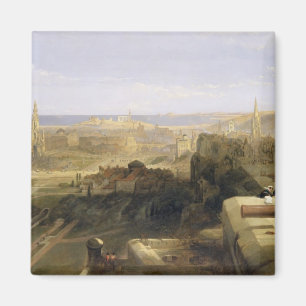 Edinburgh vom Schloss, 1847 (Öl auf Leinwand) Magnet