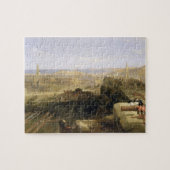 Edinburgh vom Schloss, 1847 (Öl auf Leinwand) Puzzle (Horizontal)