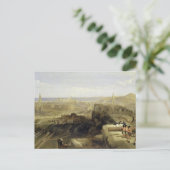 Edinburgh vom Schloss 1847 Postkarte (Stehend Vorderseite)