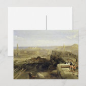 Edinburgh vom Schloss 1847 Postkarte (Vorne/Hinten)