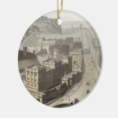 Edinburgh, von Calton Hügel, von 'einer Reise Keramik Ornament (Links)