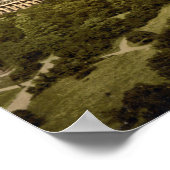 Edinburgh von Castle, Schottland Poster (Ecke)