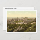 Edinburgh von Castle, Schottland Postkarte (Vorne/Hinten)
