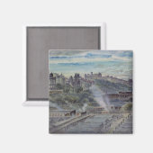 Edinburgh von der nahe gelegenen Kapelle St. Antho Magnet (Vorderseite/Rückseite)