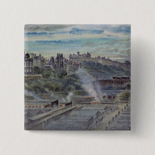 Edinburgh von nahen St Anthony Kapelle Button