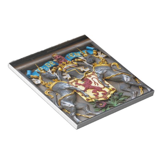 Edinburgh Wappen, Schottland Notizblock (angewinkelt)