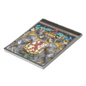 Edinburgh Wappen, Schottland Notizblock (Rotiert)