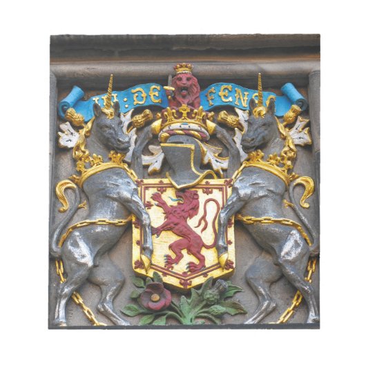 Edinburgh Wappen, Schottland Notizblock (Vorderseite)
