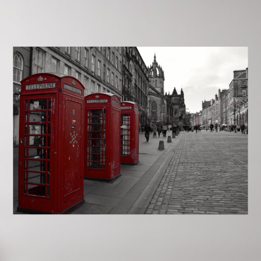 Edinburghs Royal Mile. Poster (Vorne)