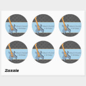 Edison2 Runder Aufkleber (Blatt)