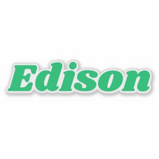 Edison Aufkleber (Vorderseite)