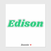 Edison Aufkleber (Blatt)