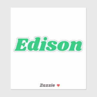 Edison Aufkleber
